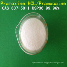 USP pureza elevada Pramocaine / Pramoxine Hydrochloride / Pramoxine HCl CAS 637-58-1 anestésico local